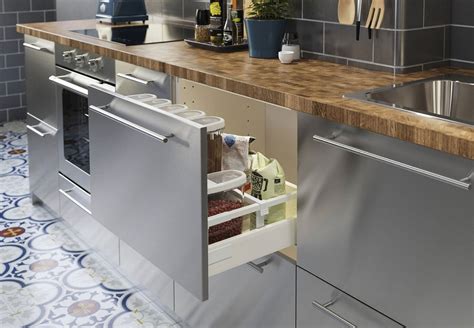 stainless steel replacement cabinet doors|ikea stainless steel kitchen doors.